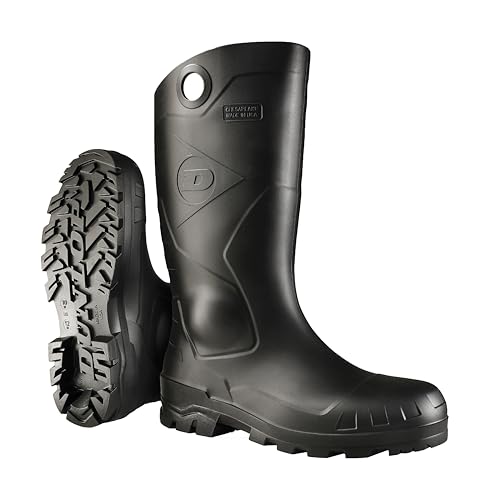 Dunlop Chesapeake Rubber Boots for Men & Women – PVC - Waterproof - Lightweight Garden, Fishing & Rain Boots with Soft Toe...