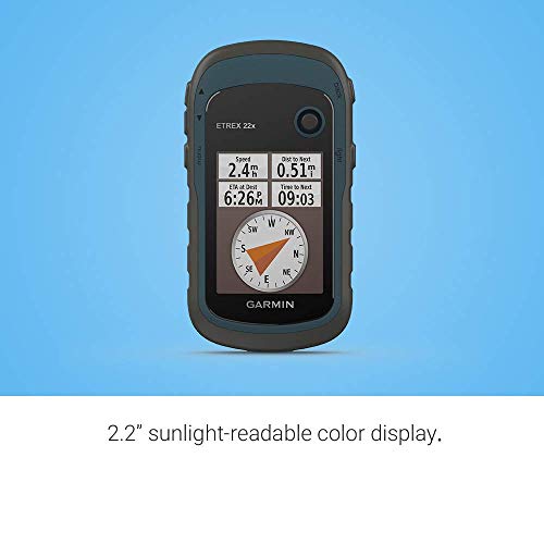 Garmin eTrex 22x, Rugged Handheld GPS Navigator (Renewed)