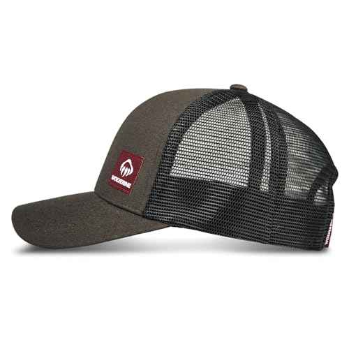 Wolverine Trucker Hat | Mesh Back | Snapback | Adjustable | Rugged | Durable | Workwear