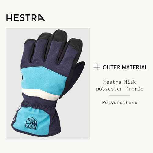 Hestra Gore-Tex Atlas Junior Mitt for Boys & Girls I Insulated Waterproof Mittens for Winter Sports