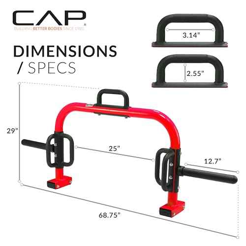 CAP Barbell Deluxe Open Trap Bar - Hex & Shrug Bar for Olympic & Standard Plates