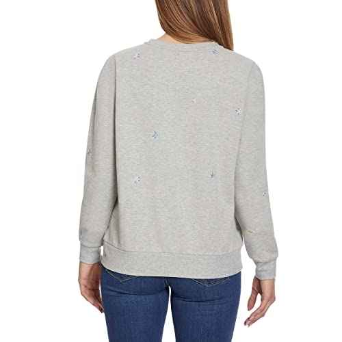 Gloria Vanderbilt Ladies' Embroidered Crewneck Long Sleeve Pullover
