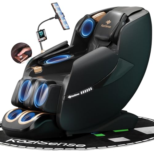 KoziSense A18 3D Massage Chair Full Body, Zero Gravity SL-Track Shiatsu Massage Recliner Chair with Heat, AI Control, Body...