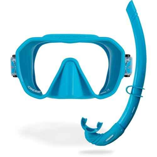 Cressi Mask & Snorkel Combo for Snorkeling- Lightweight and Comfort with High Performance- Z2S & Corsica - Designed in Italy