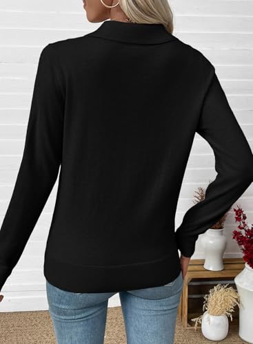 EVALESS Cardigan Sweaters for Women Wool Blend Lightweight Trendy Long Sleeve Lapel Collar Button Down Sweater Cardigans
