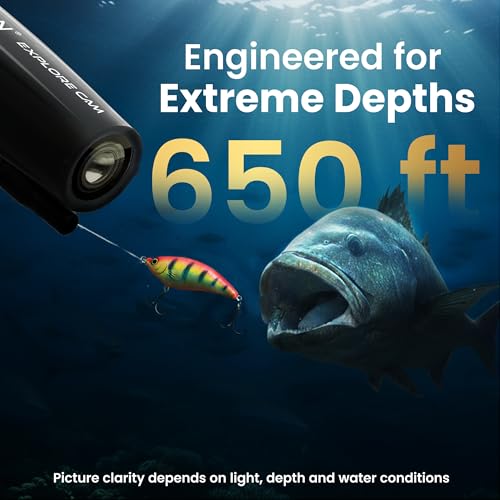 Westin Explore Cam - Castable Underwater Fishing Camera for Lure Fishing – Full HD 1080P with Direct Playback on iPhone & ...