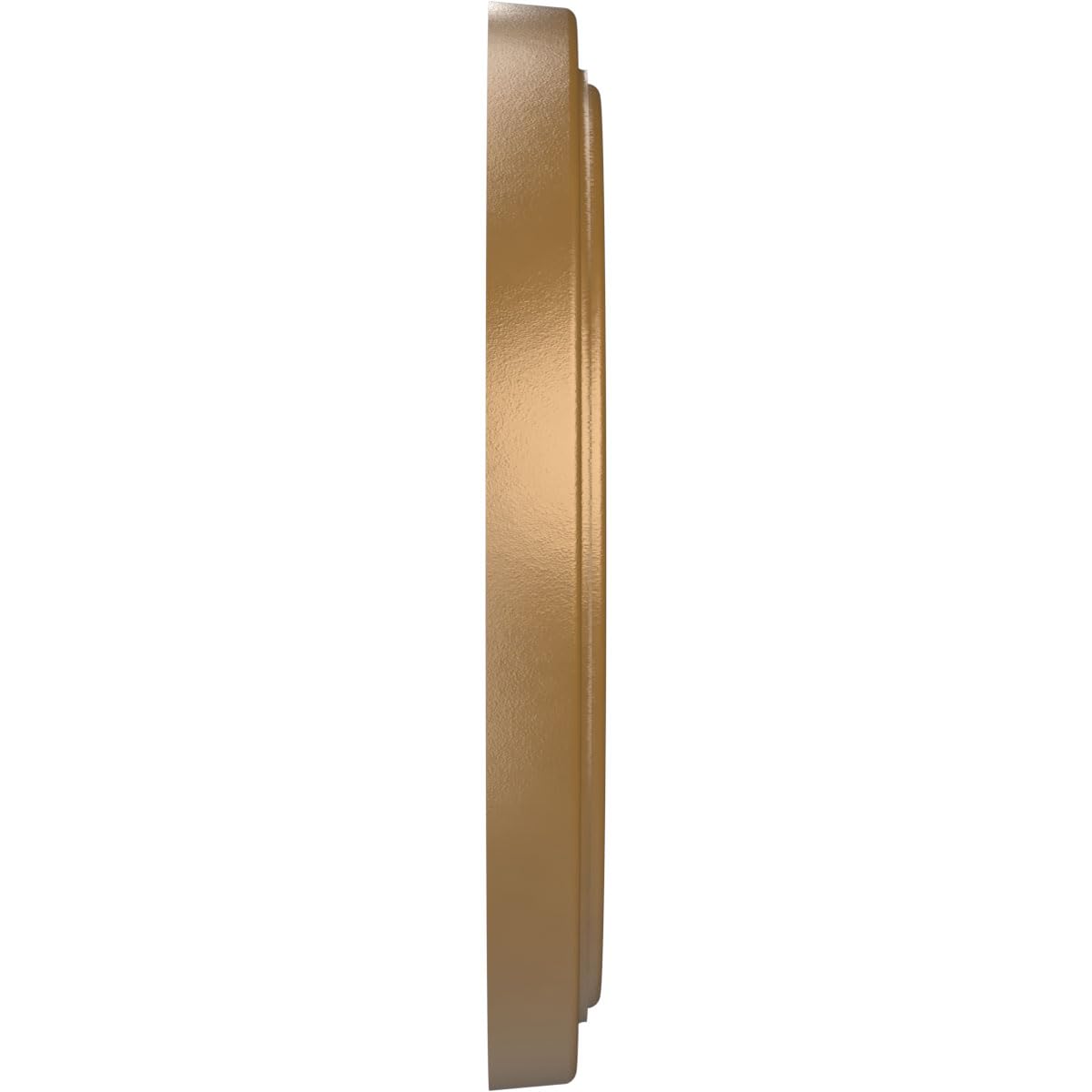 10Od X 3 1/2Id X 1 1/8P Traditional Thermoformed Pvc Ceiling Medallion (Fits Canopies Up To 5 1/2), Metallic Gold Rush