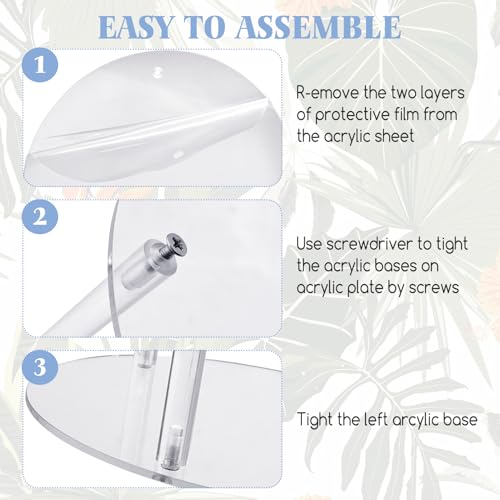Tfwadmx 3 Pcs Drink Dispenser Stand, Beverage Dispensers Stand Acrylic Holder for Beverage Dispenser Drink Dispenser Stand...