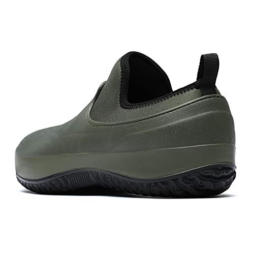 Nutteri Garden Shoes Men's Waterproof Gardening Rain Boots Unisex Outdoor Footwear for Camping Lawn Care and Yard Work