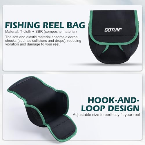 Goture Spinning Fishing Rod & Reel Combo with Carrier Bag,6-9FT,Spin Reels, Lures Kit, Pliers, Braided Line, Fish Gripper,...