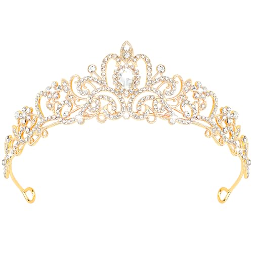 CIEHER Tiara Crowns for Women & Girls - Bridal, Wedding, Prom, Quinceanera, Birthday & Christmas Crown Gifts