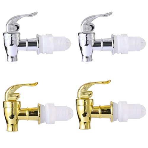 OHOH 4 Pack Spigot for Beverage Dispenser, Plastic Water Spigot Dispenser Replacement, Drink Spout Faucet Water Dispenser ...