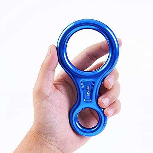 PROND Terminal 8 Descender, Climb Aluminum Figure 8 Descender Rigging Plate Heavy Duty, 35KN Aluminum Alloy Descender for ...