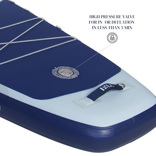 ISLE Explorer 3.0 Inflatable Stand Up Paddle Board & iSUP Bundle Accessory Pack, Adventure & Touring Board, Durable, Light...