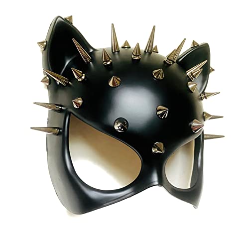 MasqStudio Red Black Cat Woman Dress up Cosplay Party Masquerade Mask Spiky Halloween