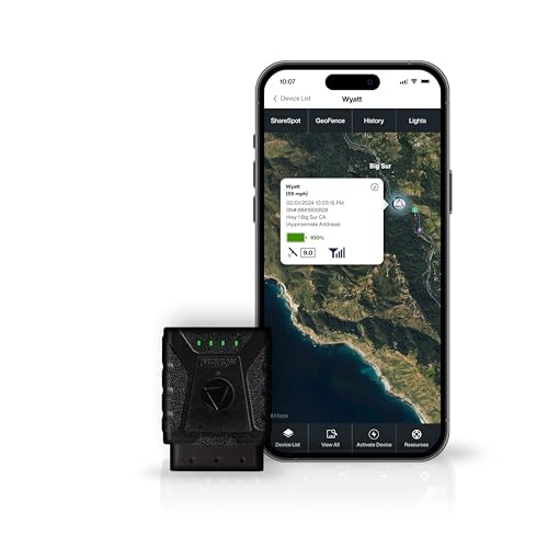 LandAirSea Sync GPS Tracker - 8.95 per month. Full Global Coverage. 4G LTE Real-Time Tracking for Vehicle, Asset, Fleet, a...