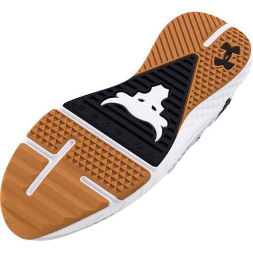 Under Armour Men's Project Rock Blood Sweat Respect 4, (100) White/Distant Gray/Black, 11.5, US