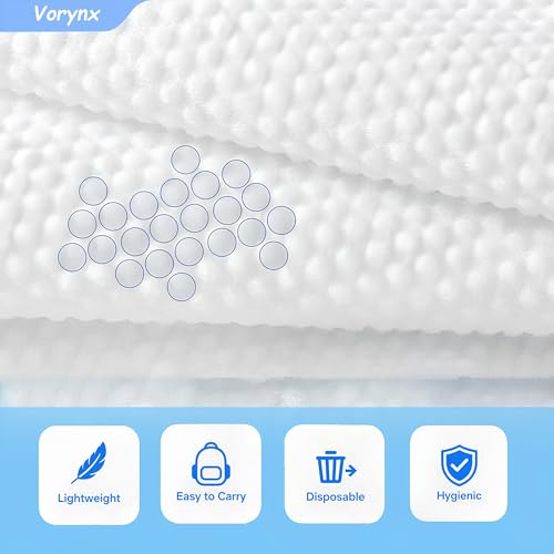 10-Pack Extra Large Disposable Compressed Towels | 70 x 140 cm Bath Towels/Travel Towels | Quick-Drying, No Rinsing Requir...