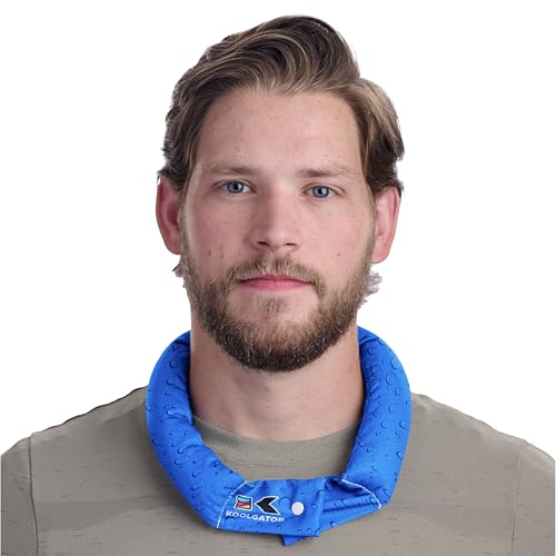 KOOLGATOR Evaporative Cooling Neck Wrap – Reusable Neck Cooler with Long Lasting Relief During Hot Weather Activities, Spo...