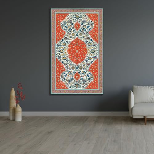 ArtDirect Non-Embellish Persiann Ornament II Custom Framed Art Print Giclee Print or Canvas Options with Various Sizes and Customization by Vision Studio