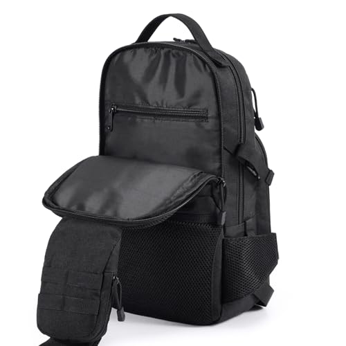 G4Free EDC Bag Tactical Sling Bag Backpack Molle Chest Shoulder Assault Pack Rectangular Outdoor Daypack