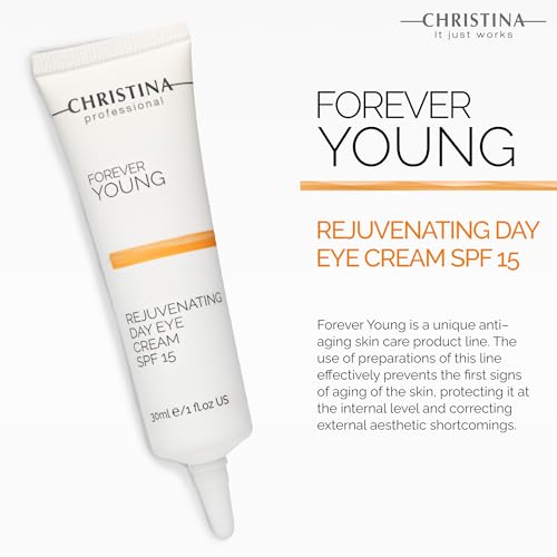 -CHRISTINA- Forever Young Eye Cream with SPF 15 | Cream with Vitamin K Hydrates, Rejuvenates, Revitalizes the Skin 30ml