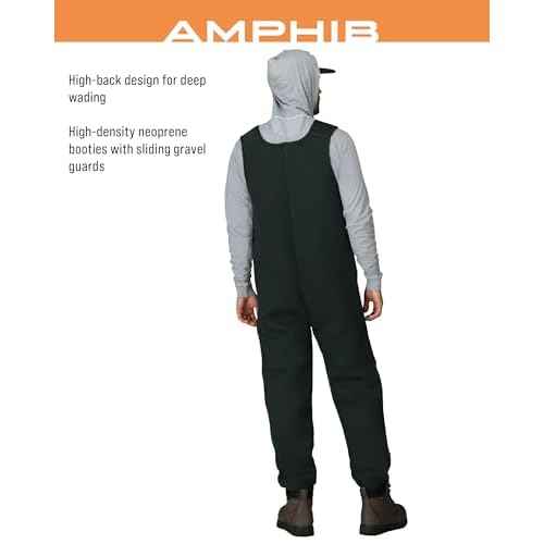 FROGG TOGGS Men's Amphib Stockingfoot Neoprene Waterproof Fishing Chest Wader for Fishing