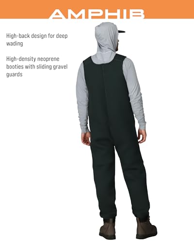 FROGG TOGGS Men's Amphib Stockingfoot Neoprene Waterproof Fishing Chest Wader for Fishing