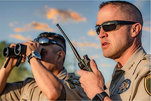 Wiley X WX Valor Tactical Sunglasses, Safety Glasses Shatterproof UV Eye Protection for Combat, Shooting, Fishing, Biking,...