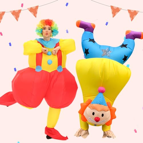 AICHLO Inflatable Costume Adult Blow up Costume Halloween Costume Suit Inflatable Animal Costume for Men