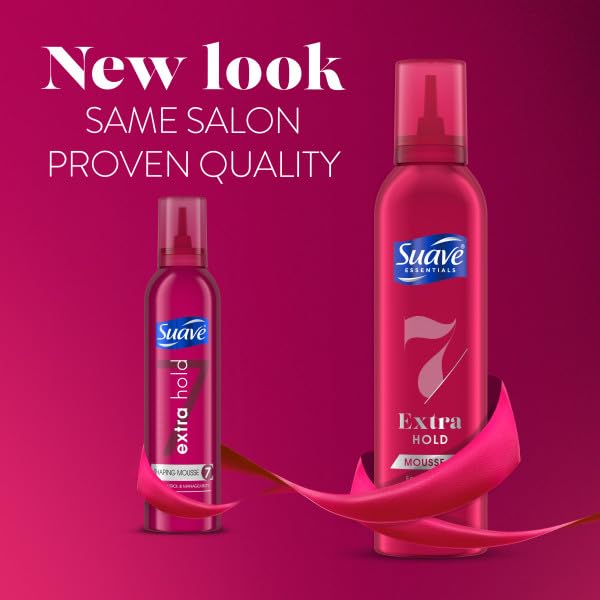 Suave Extra Hold Shaping Mousse, 9 Ounce - 12 per case.