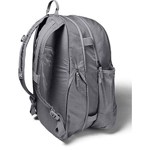 Under Armour Men's Lacrosse Backpack, Steel (035)/White, One Size Fits All