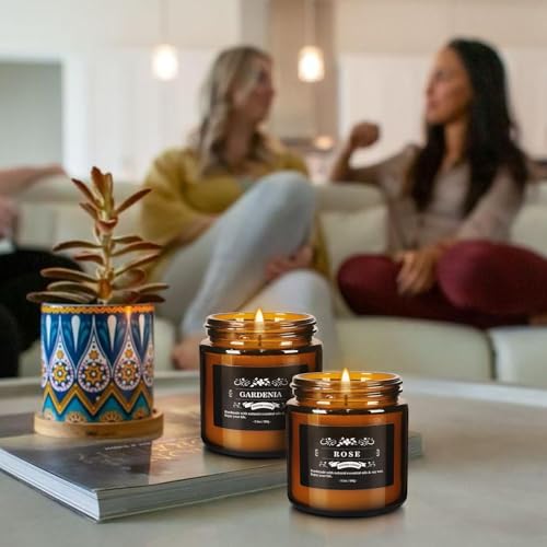 YOROXRG 12 Pcs Scented Candles with Added Natural Essential Oils, 3.05oz, Suitable for Various Festivals, Parties, Yoga, a...
