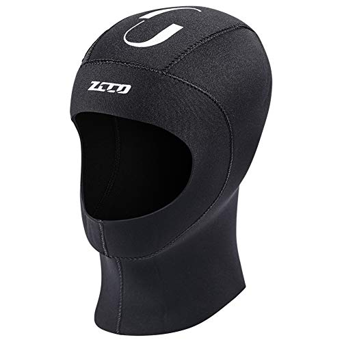 Neoprene Wetsuit Hood Scuba Diving Hood 3MM 5MM for Men Women Youth, Bib Dive Cap Surfing Thermal Hood for Kayaking Snorke...