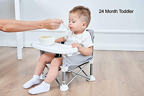 PandaEar Portable Baby Seat Travel| Compact Fold with Straps for Indoor/Outdoor Use| Great for Camping, Beach, Lawn |Toddl...