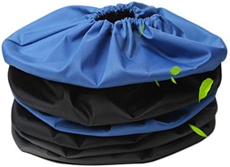 Jron 5 Pairs Premium Reusable Washable Shoe Cover Boot Covers for Contractors (5 Pairs | US 7-9 For Shoes/US 7-8 For Boots, Black)