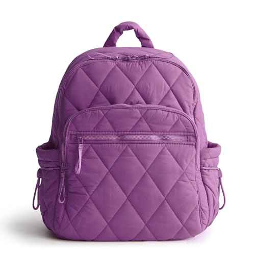 Vera Bradley Women's Featherweight Bancroft Backpack, Iris Orchid, One Size