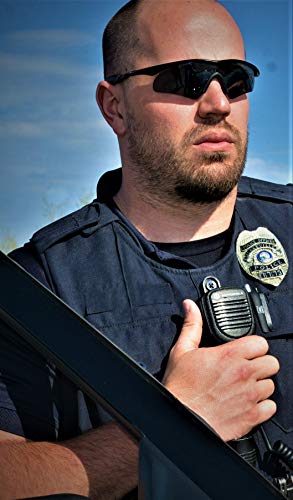 Mic+Tight The Police Mic Clip Tactical Portable Radio Mic Clip for Uniforms or Bullet-Proof Vest Carriers | Black