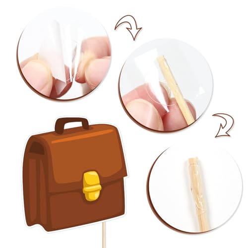 FOZEE Detective Photo Booth Props - Detective Party Decorations - True Crime Party Props - 20Pcs