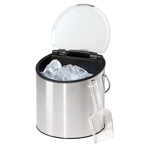 OGGI Wine & Ice Bucket- Ice Bucket with Lid & Ice Scoop, Wine Chiller Bucket, Tabletop Wine Chiller Holds 2 Bottles, Bar S...