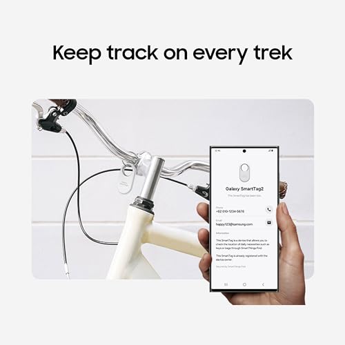 Samsung Galaxy SmartTag2, Bluetooth Tracker, Smart Tag GPS Locator Tracking Device, Item Finder for Keys, Wallet, Luggage,...