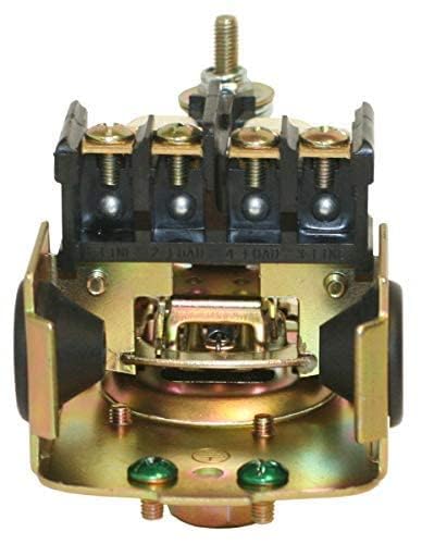 Merrill MPS4060 Water Well Pressure Control & Air-Pump Pressure Switch, 40-60 PSI Pressure Setting, NEMA 1, Adjustable Differential,1/4" Female NPT