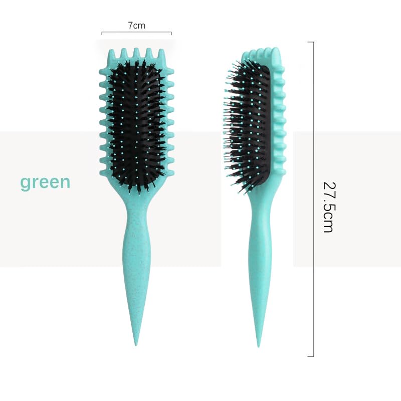 Curl Defining Brush, Curl Brush For Curly Hair, Curly Hair Brush for Combing and Shaping Curls to Reduce Pulling and Curl Separa