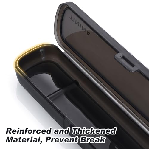 Travel Utensils with Case, 4-Piece Stainless Steel Portable Cutlery Set, Reinforced Case with Buckle Design, Lunch Box for...