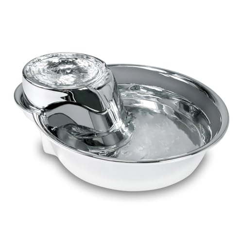 Pioneer Pet Stainless Steel Fountain Raindrop Design