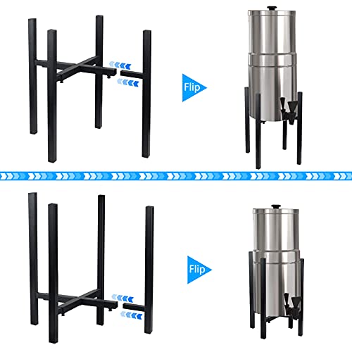 YiePhiot Water Filter Dispenser Counter Stand Beverage Drink Dispensers Stand Fits Countertop Gravity Water Dispensers (Ad...