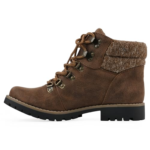 CLIFFS BY WHITE MOUNTAIN Shoes Pathfield Women's Lace-up Hiker Style Bootie