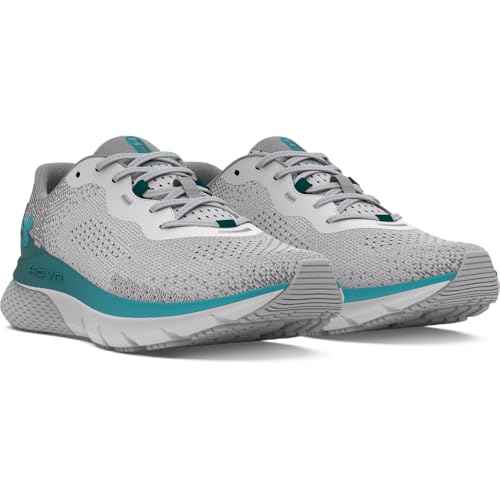 Under Armour Men's HOVR Turbulence 2, (108) Halo Gray/Hydro Teal/Circuit Teal, 14, US