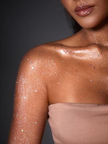 SHEGLAM Party Starter Body Highlighter Glitter Gel Quick-Drying and Non-Sticky Glitter Spray Liquid Highlighter for Face, ...