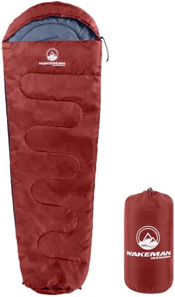 Mummy Sleeping Bag - Adult Cold Weather Sleeping Bag Rated to 25°F - Waterproof with Drawstring Hood - Camping Equipment b...